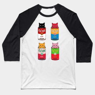 Cats pop art Baseball T-Shirt